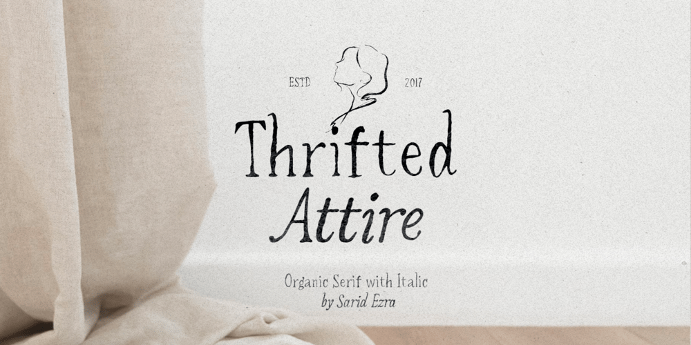 Thrifted Attire font