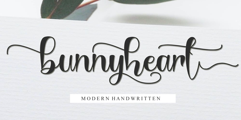 Bunnyheart font