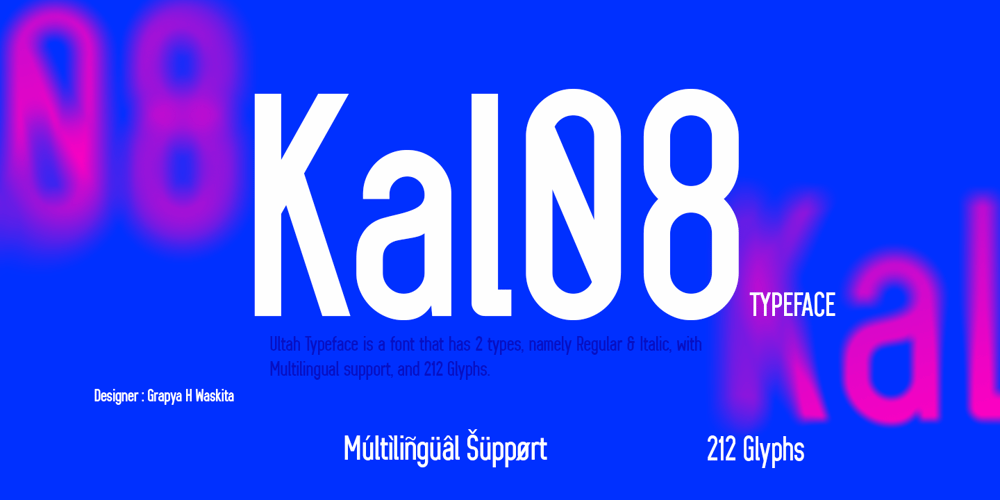 Kal08 font