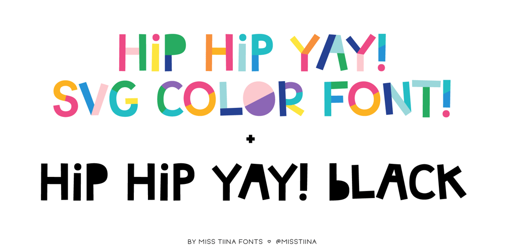 MTF Hip Hip Yay font