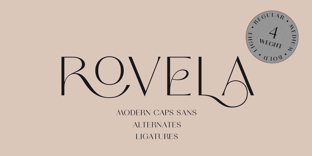Rovela font