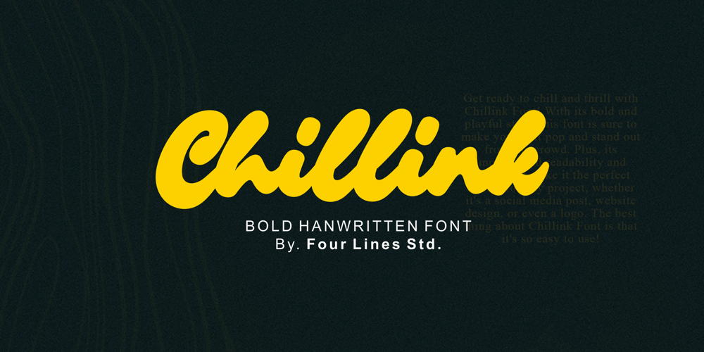 Chillink font