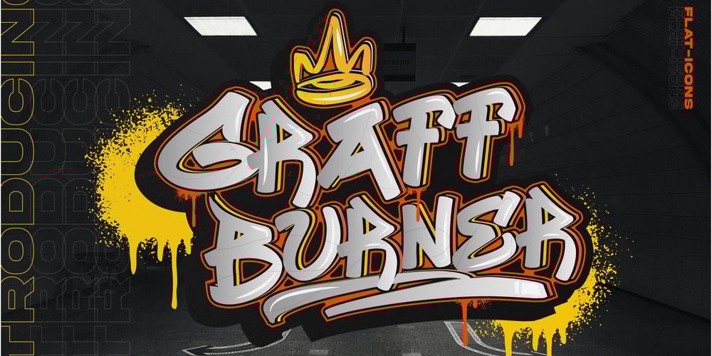 Graff Burner font