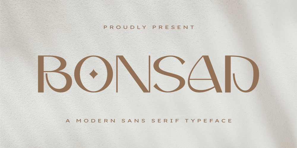 Bonsad font