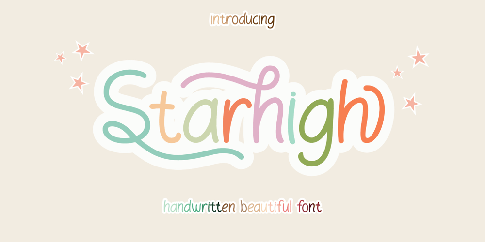 Starhigh font