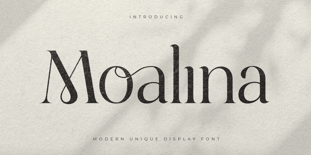 Moalina font