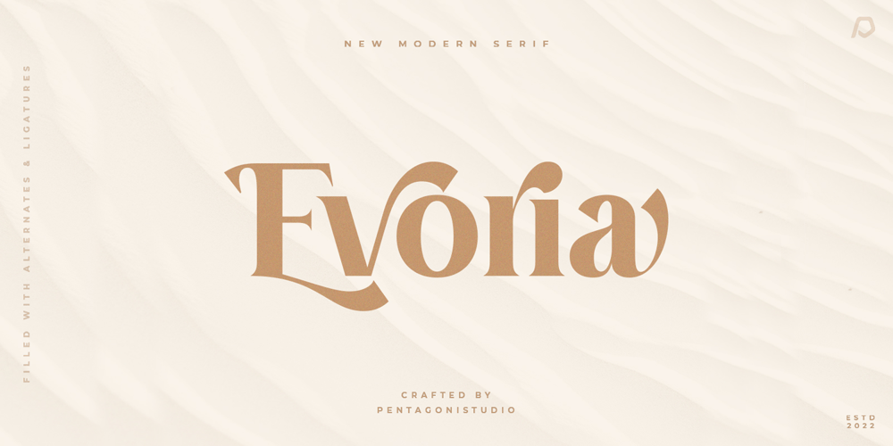 Evoria font