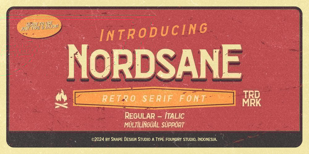 Nordsane font