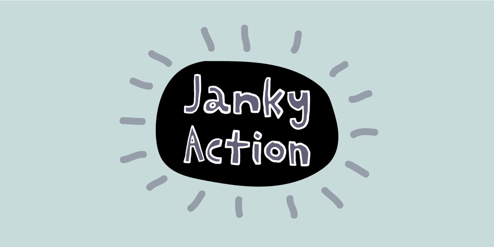 Janky Action font