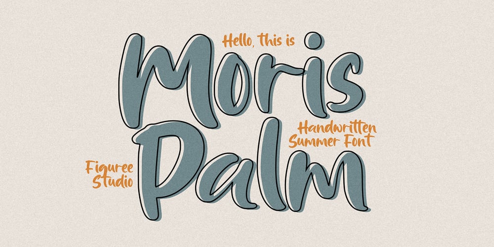 Moris Palm font