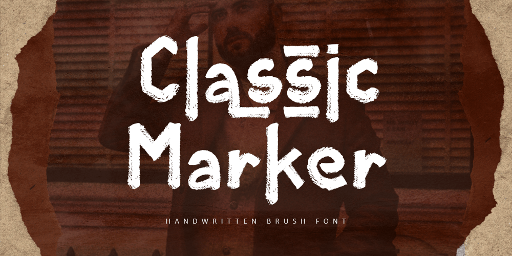 Classic Marker font