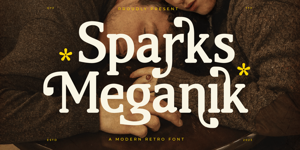 Sparks Meganik font