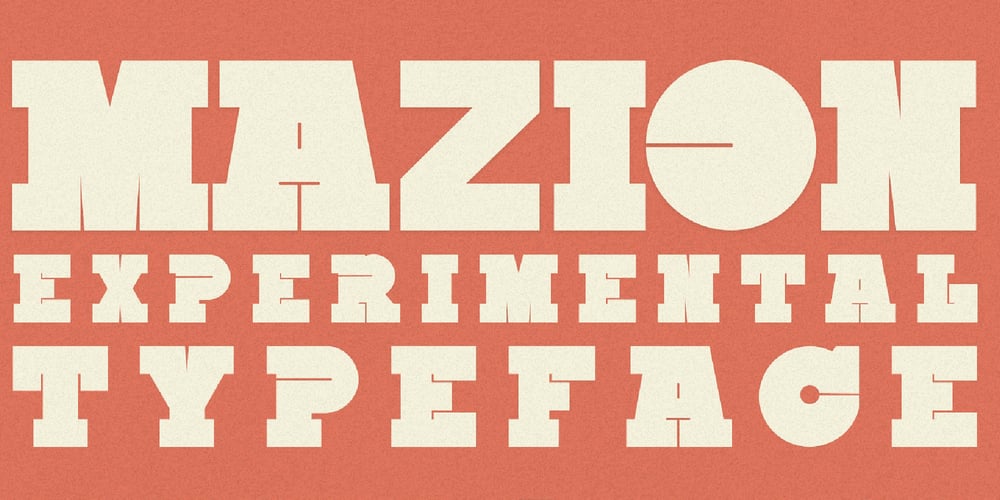 Mazion font