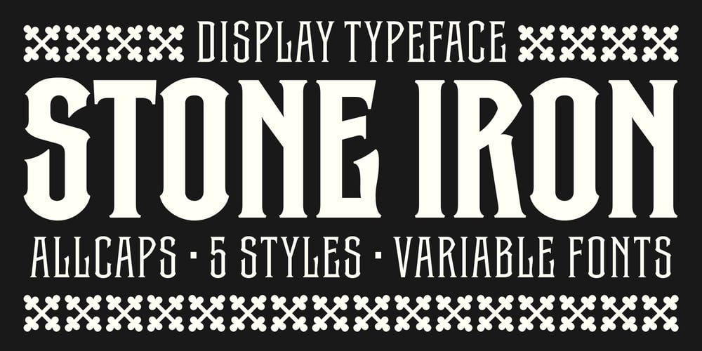 Stone Iron font