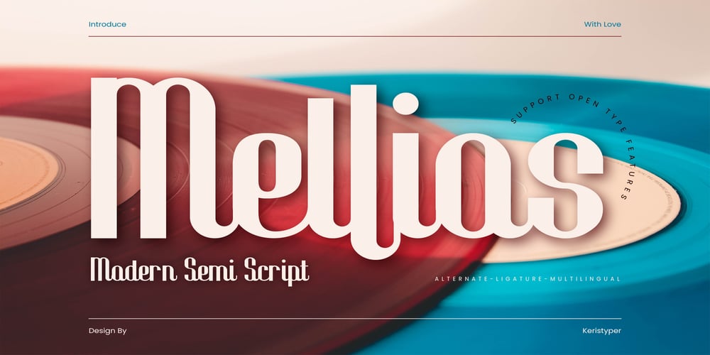 Mellios font