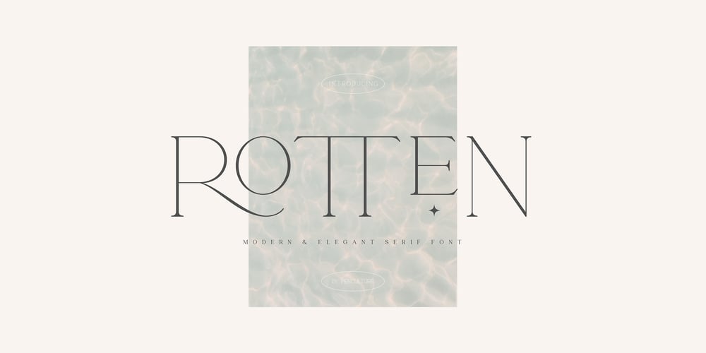 Rotten font