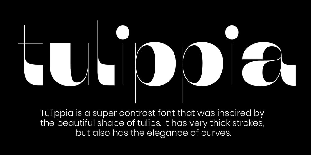 Tulippia font
