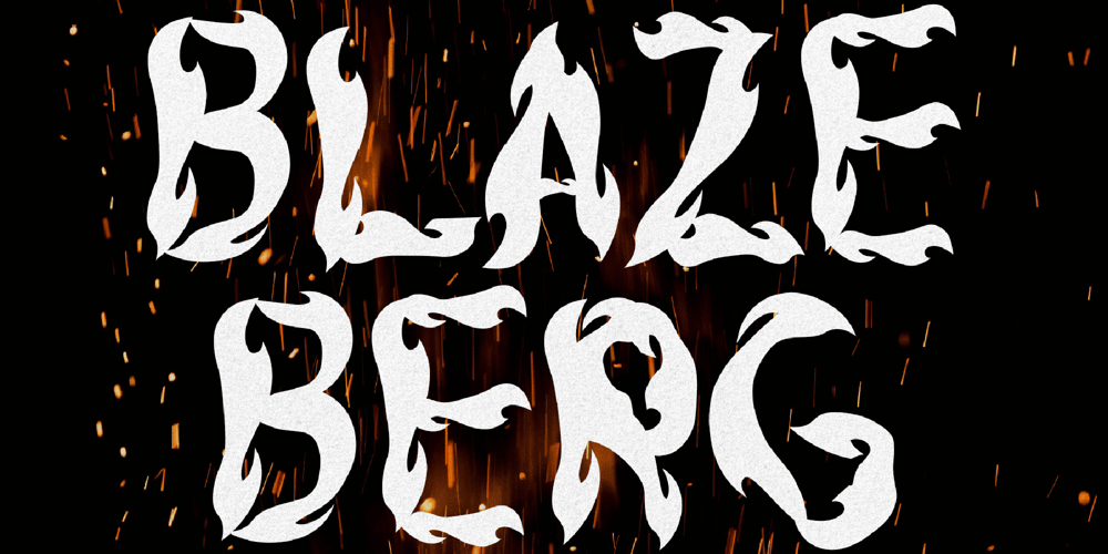 Blazeberg font
