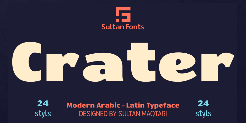 SF Crater font