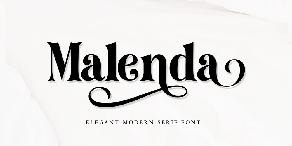 Malenda font