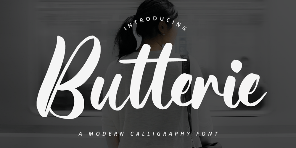 Butterie font