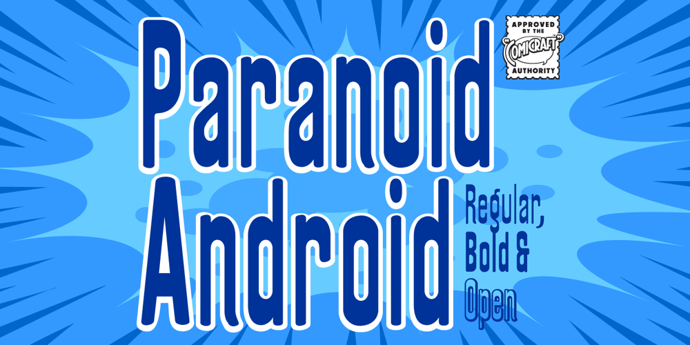 Paranoid Android font