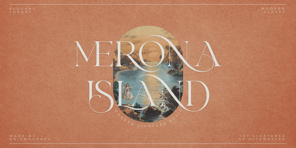 Merona Island font