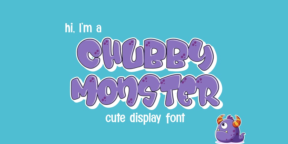 Chubby Monster font