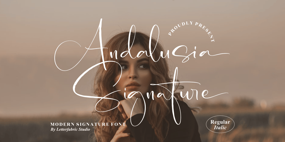 Andalusia Signature font