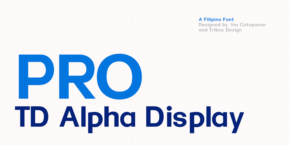 TD Alpha Pro font
