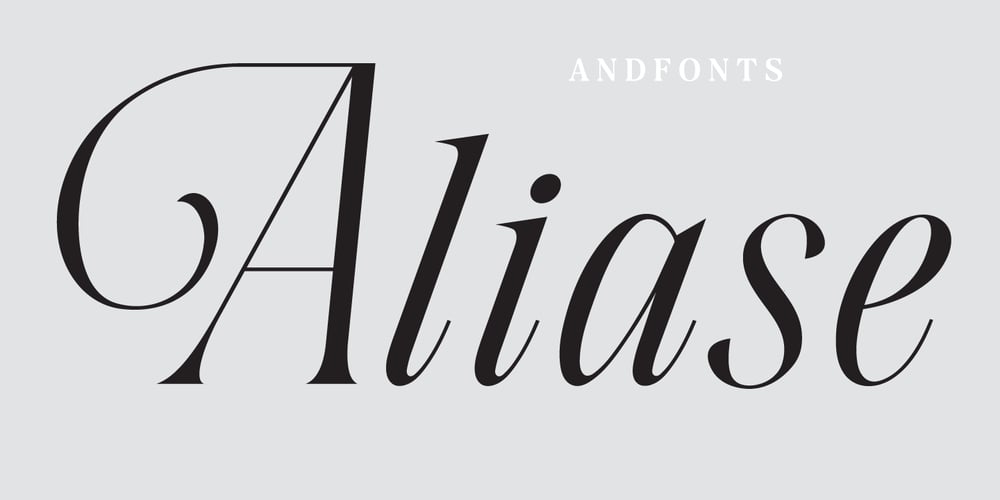 Aliase font