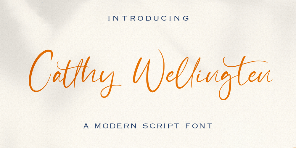 Catthy Wellingten font
