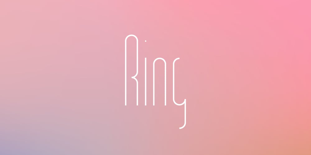 Ring Legs font