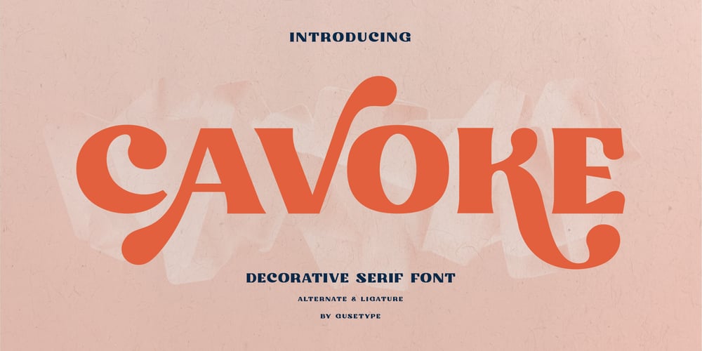 Cavoke font