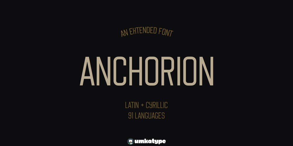 Anchorion font