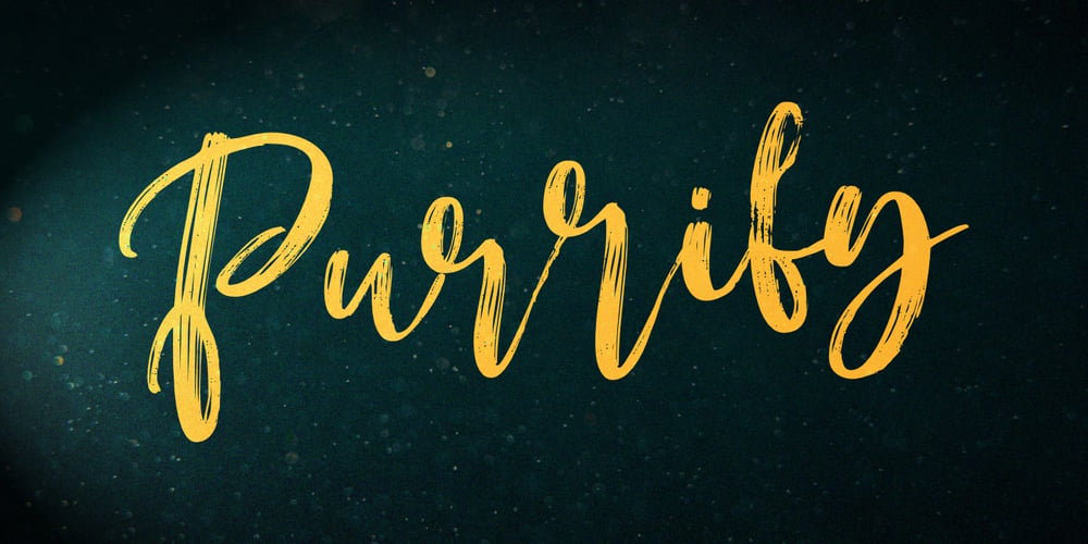 Purrify font