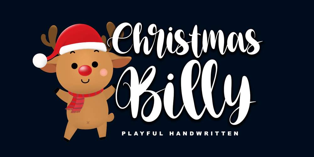 Christmas Billy font