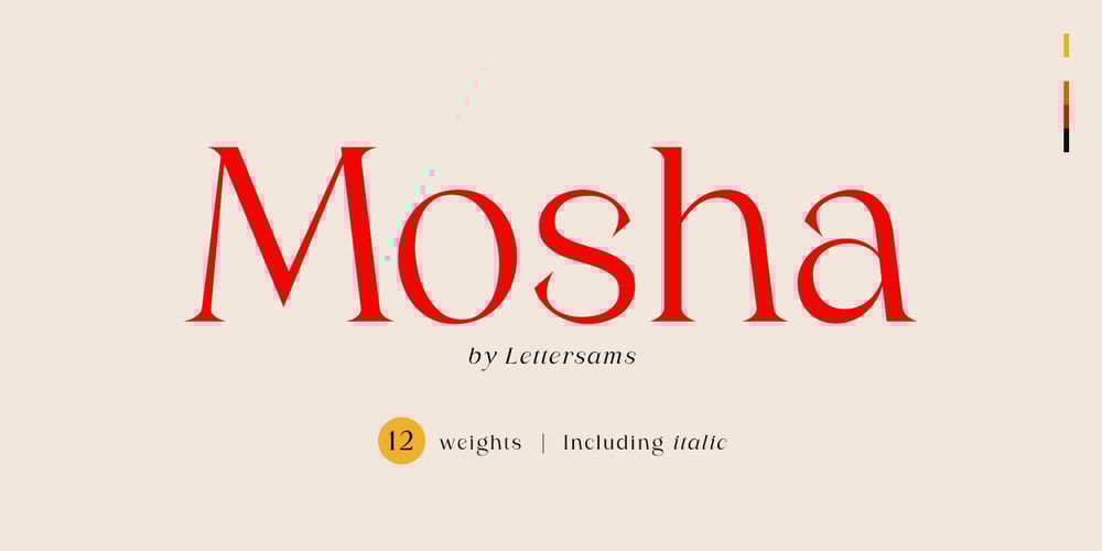 Mosha Variable font