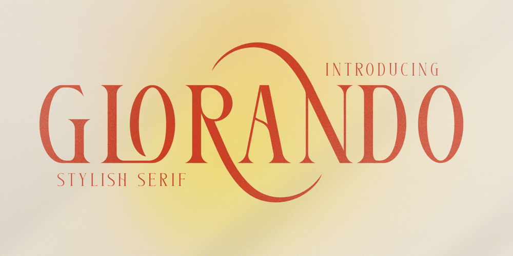 Glorando font