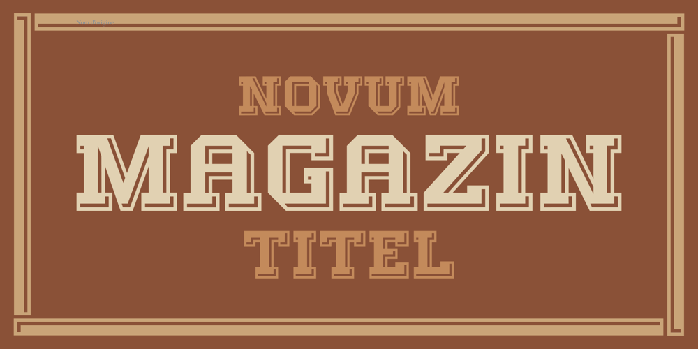Magazin ST font