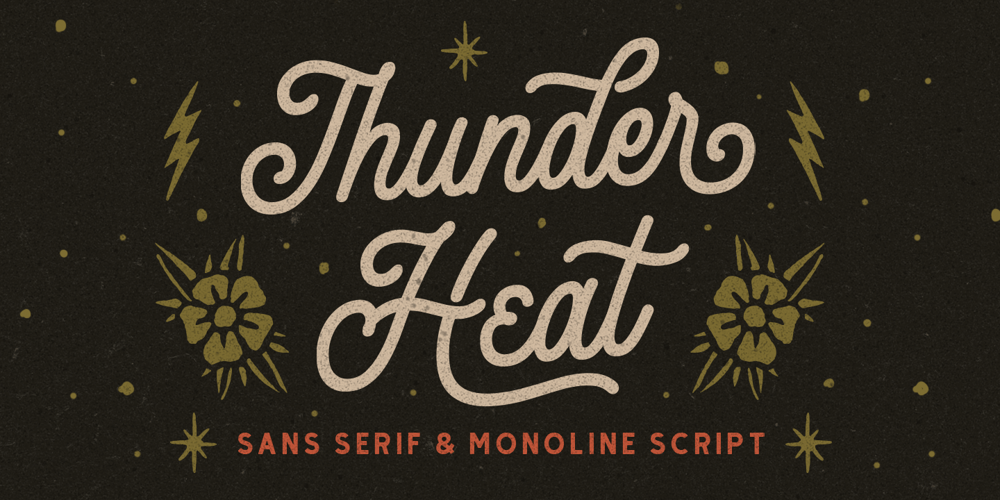 Thunder Heat font