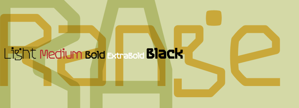Range font