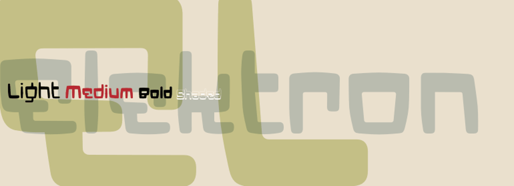 Elektron font