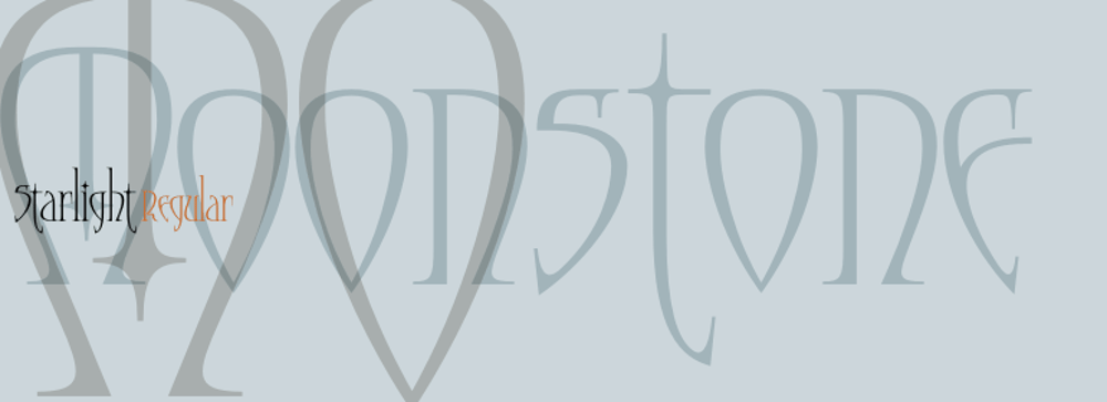 Moonstone font
