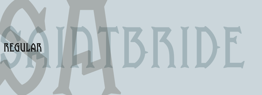 Saintbride font