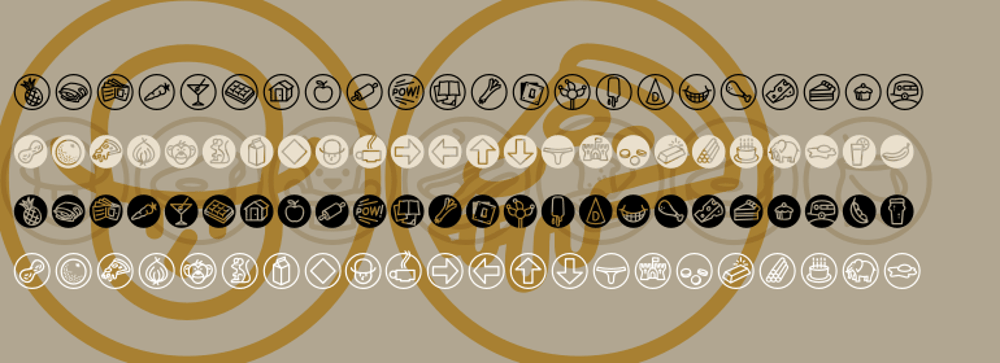 Iconics font