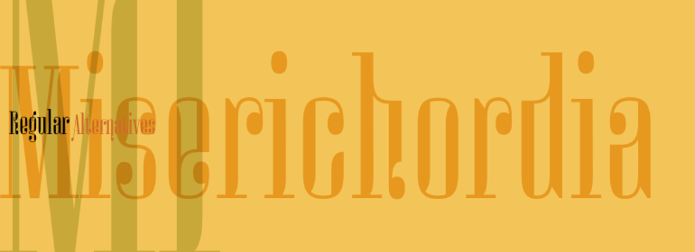Miserichordia font