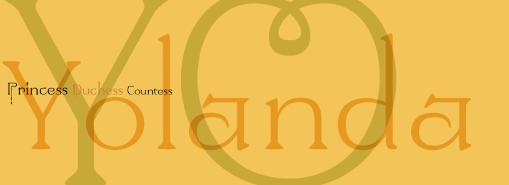 Yolanda font