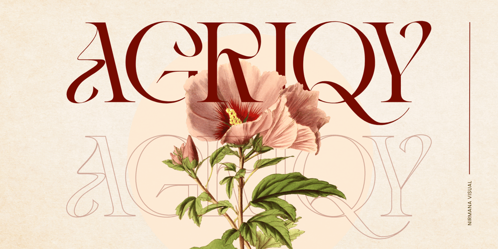 Vintage Agriqy font