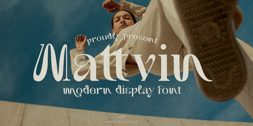 Mattvin font